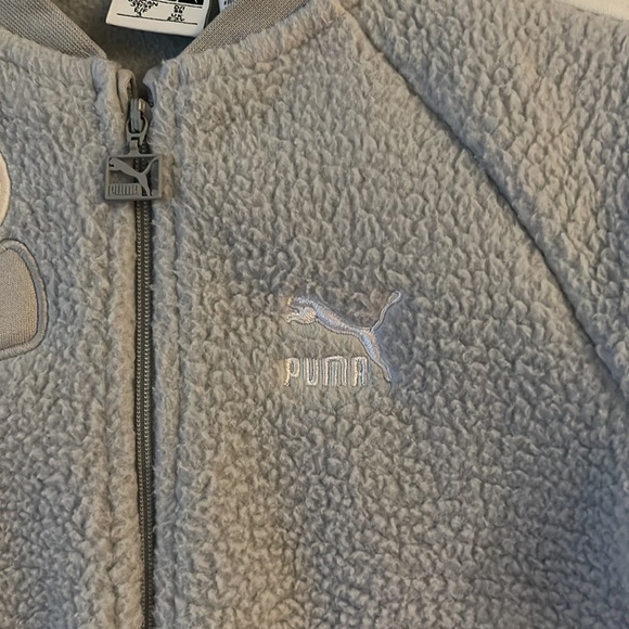 NWOT Puma Sherpa bomber jacket for 2-3T - Picture 3 of 6